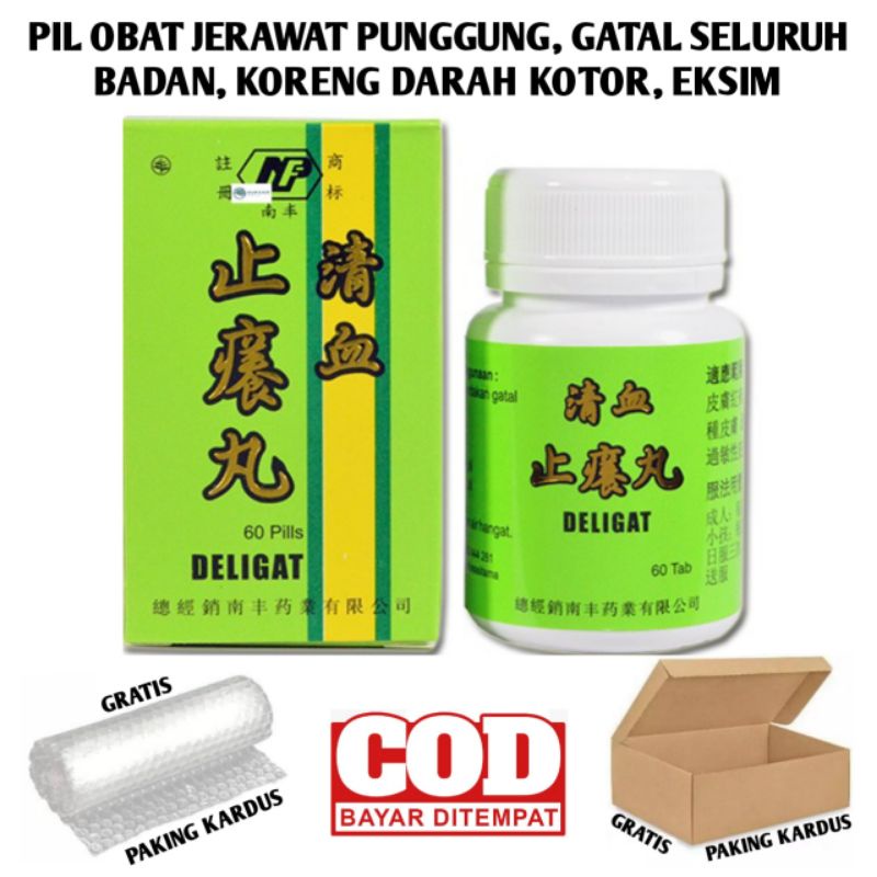 PIL OBAT JERAWAT PUNGGUNG, GATAL SELURUH BADAN, KORENG DARAH KOTOR, EKSIM