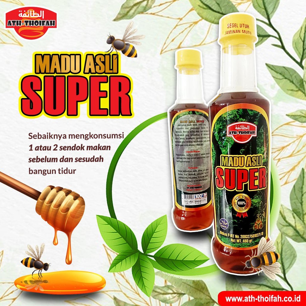 

Madu Asli Super natural honey 460 gram