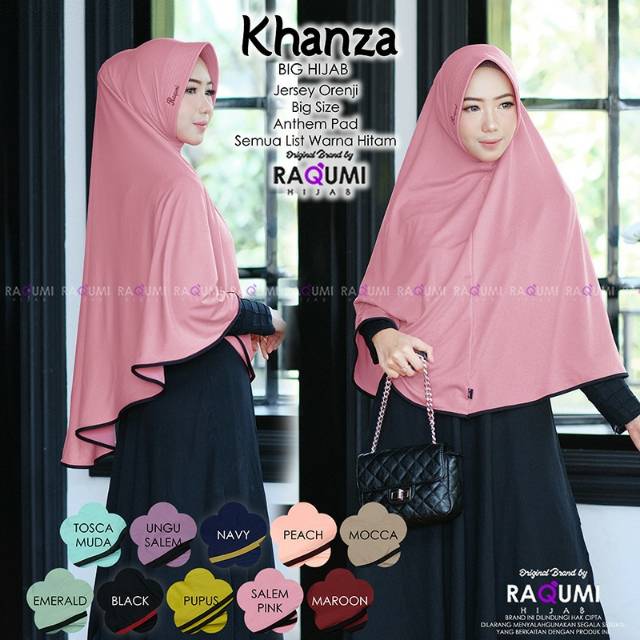 KHANZA HIJAB INSTAN JUMBO BY MNV RAQUMI