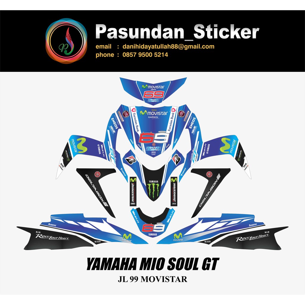 YAMAHA MIO SOUL GT JL 99 MOVISTAR