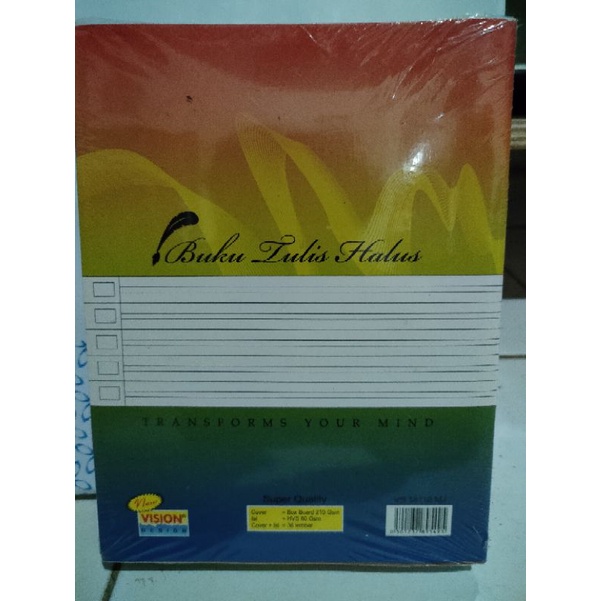 

buku tulis halus VISION