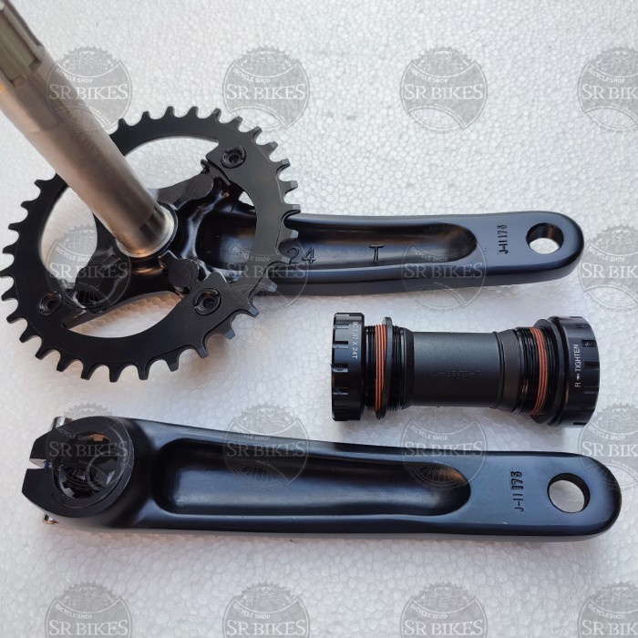 Crank Crankset Chainwheel SINGLE 32T / 34T HT 2 HOLLOWTECH 2 FUSE CR