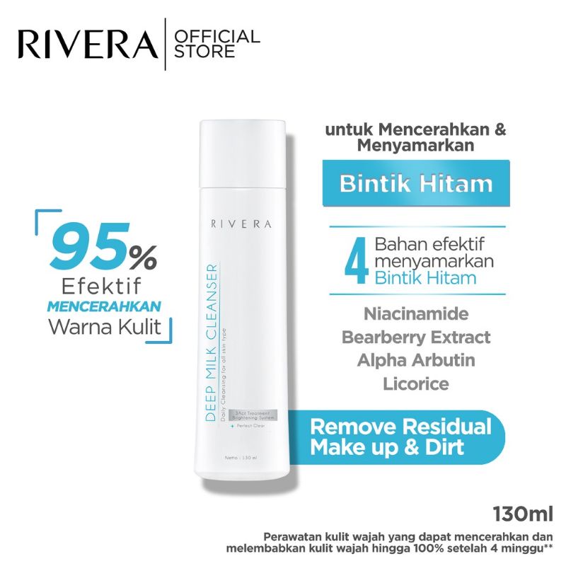 Rivera Soothing Lotion &amp; deep milk cleanser