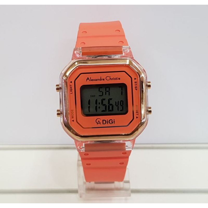 Jam Tangan Alexandre Christie AC9331 LH Orange Original