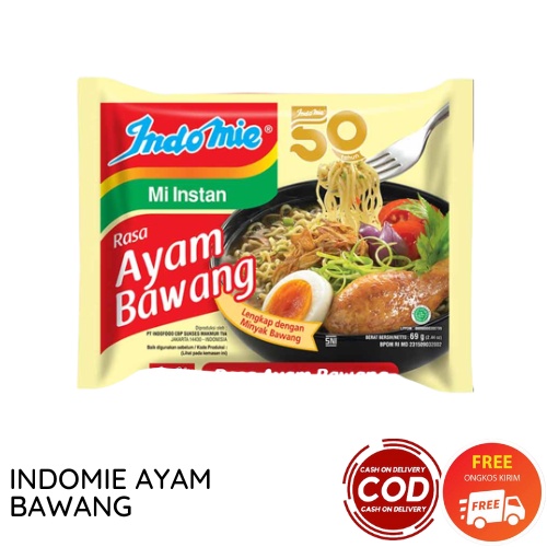 INDOMIE GORENG, SOTO, AYAM BAWANG, KARI AYAM, AYAM SPECIAL, KALDU AYAM, GORENG JUMBO