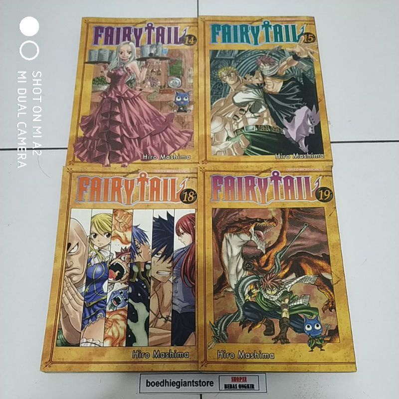 komik fairy tail 14,15,18,19, ORI Elex