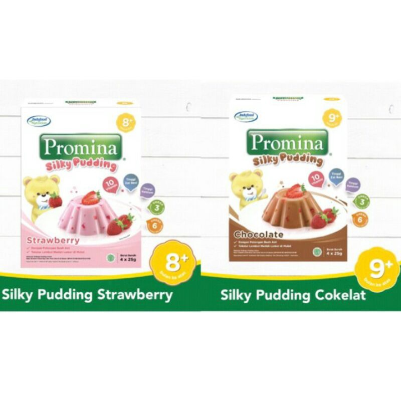 

PROMINA SILKY PUDDING STRAWBERRY AND CHOCOLATE