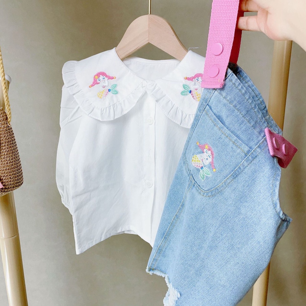 (LOLI-JKT)BS-329 SETELAN ANAK CEWEK MERMAID JUMPSUIT SIZE 100-140