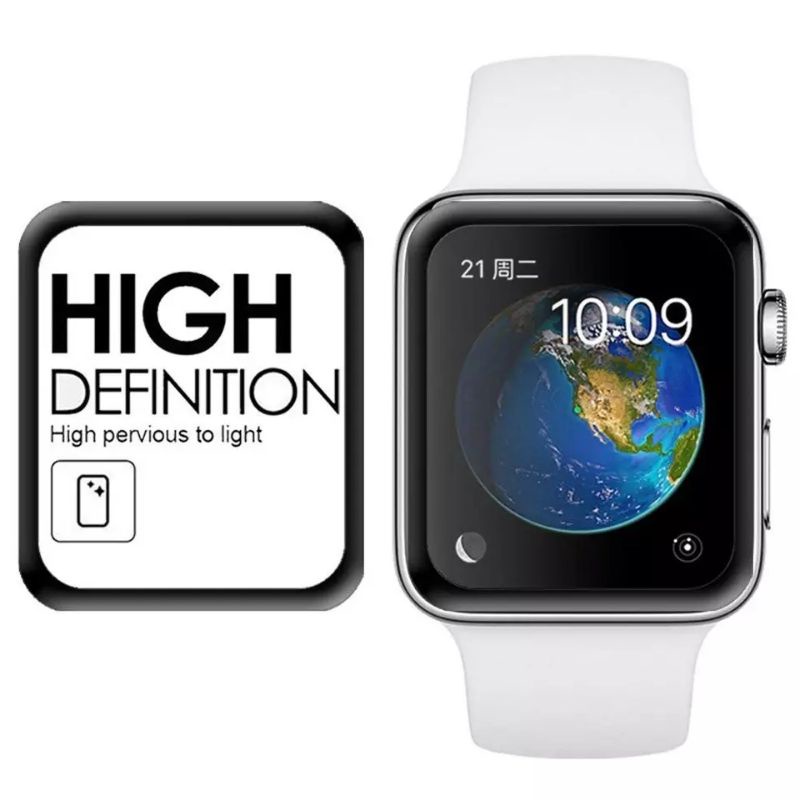 Anti Gores 3D Apple Watch Full Screen Protector iWatch 38mm 40mm 41mm 42mm 44mm 45mm 49mm Ultra Seri 1 2 3 4 5 6 7 SE