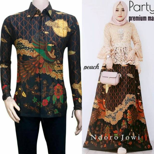 PARTY PREMIUM MAXI BATIK MIX BROKAT