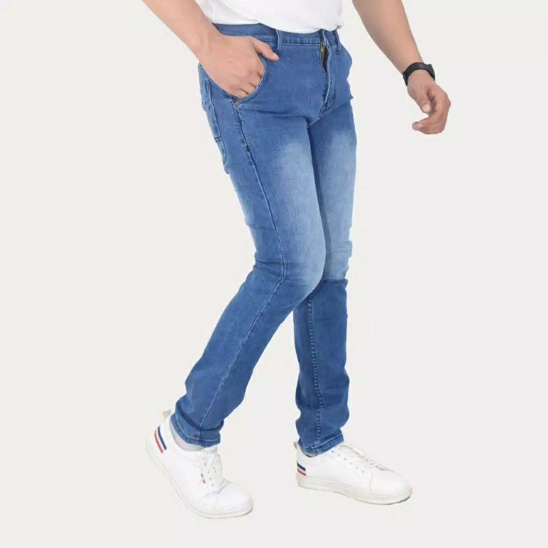 Celana Panjang Pria Slimpit Pensil Celana Jeans Slimfit Pria Melar