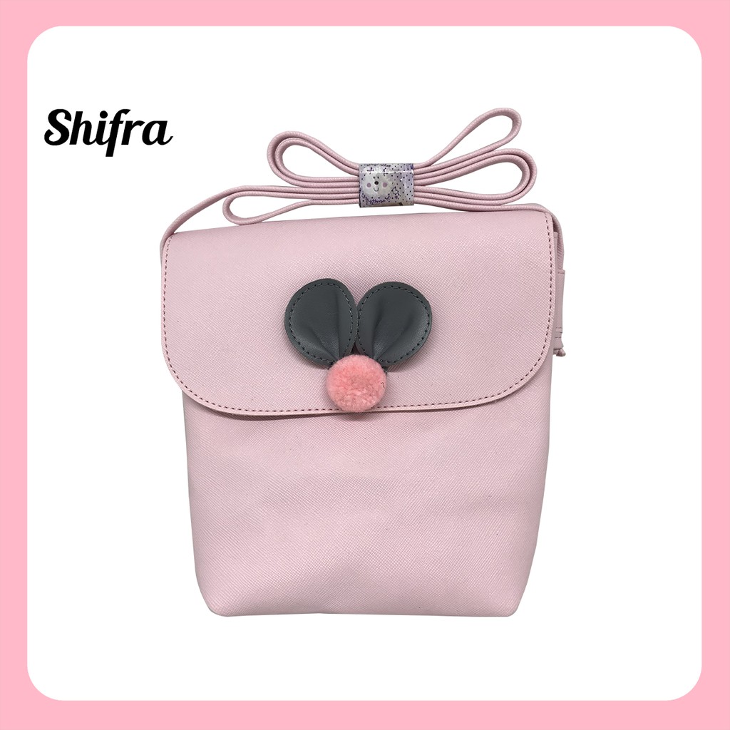 Tas Selempang Tutup Unik Pink Shifra