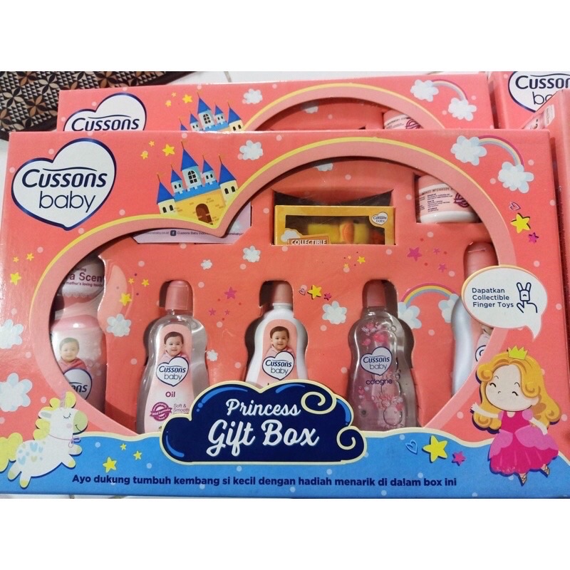 Cussons baby gift box biru/pink jumbo