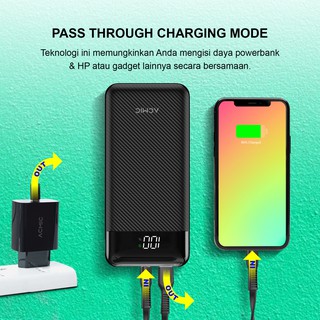 ACMIC F20PRO 20000mAh AiCharge Digital Power Bank (QC4