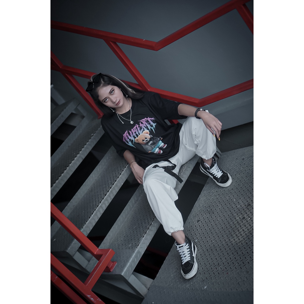 OVERLIMIT TEDDY METAL T-SHIRT OVERSIZE | KAOS OVERSIZE | STREETWEAR