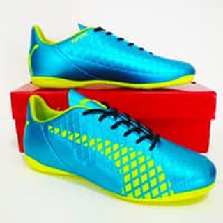  SEPATU  FUTSAL  PUMA Future IC Grade Import Cyan Volt 