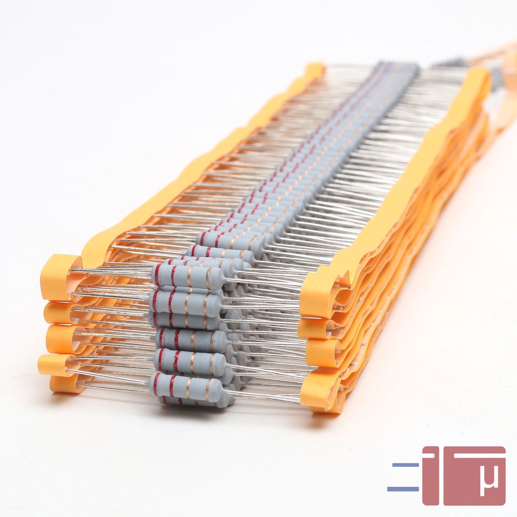 Resistor 2R2 2.2 Ohm 2W Metal Oxide 5% Taiwan Kaki Tembaga