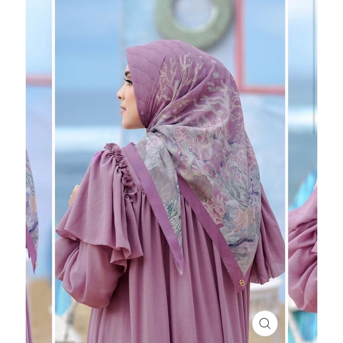 Disney x Buttonscarves The Little Mermaid Voal Square - SORBET