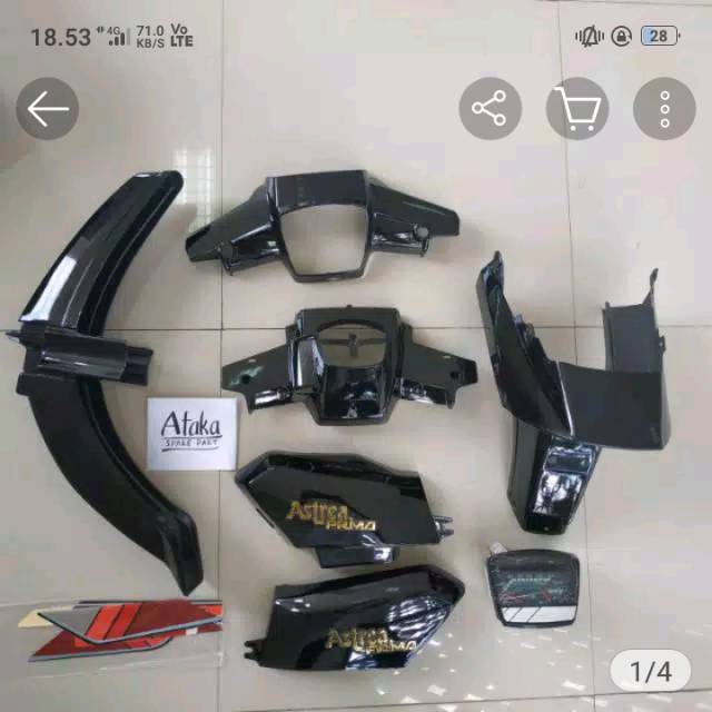 Cover body full sett astrea prima