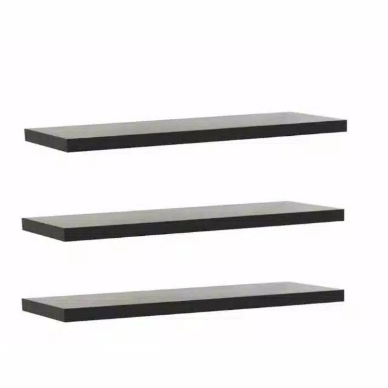 rak dinding minimalis (1set) floating shelf ( isi 3) 60 cm