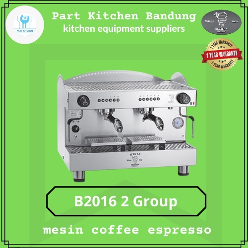 Mesin Kopi Bezzera B2016 2 Group; Garansi dan Free Instalasi+Training
