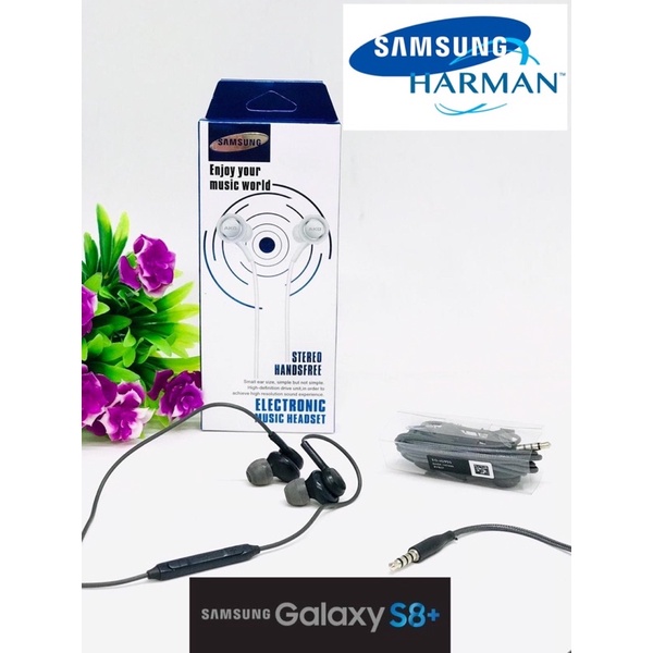 GROSIR HANDSFREE SAMSUNG AKG S8+ JACK 3.5MM BEST EARPHONE PREMIUM PACK PANJANG