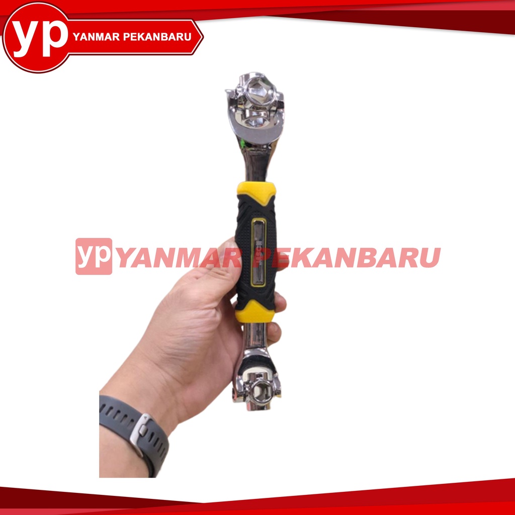 KUNCI SERBAGUNA / KUNCI SOCKET ROTARI / KUNCI SOCKET RING 8 IN 1 346-140 JASON