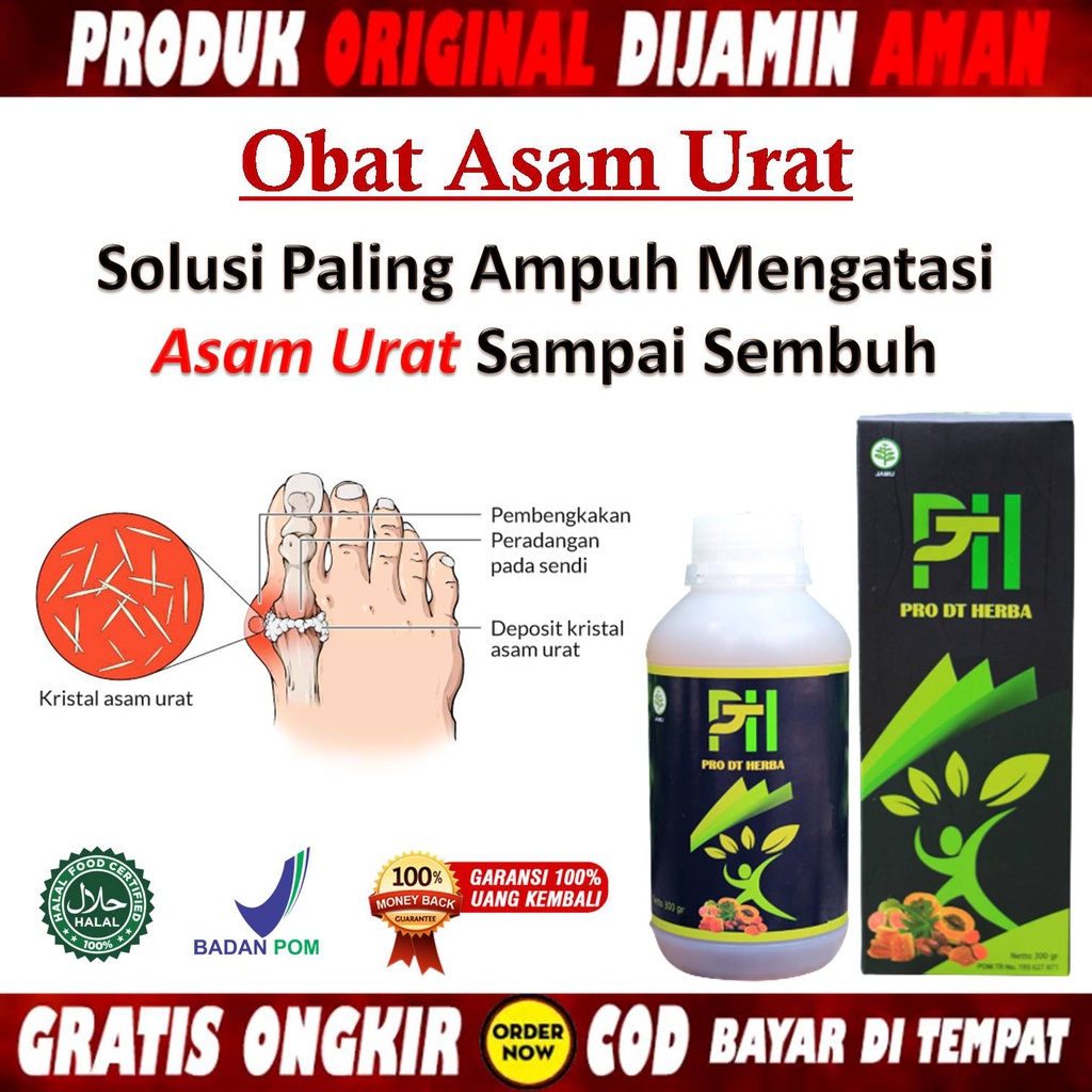 Obat Asam Urat Herbal Paling Ampuh - Obat Asam Urat Sendi - Obat Asam Urat Rematik - Obat Asam Urat 