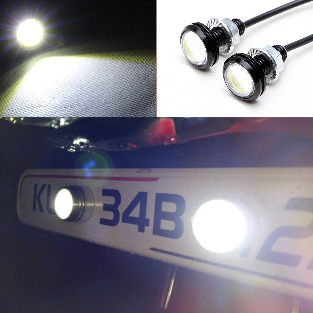 [BISA COD] 1Pcs Lampu Led Eagle Eye Mata Elang Lampu Mobil 12V 3W Super Bright Waterproof