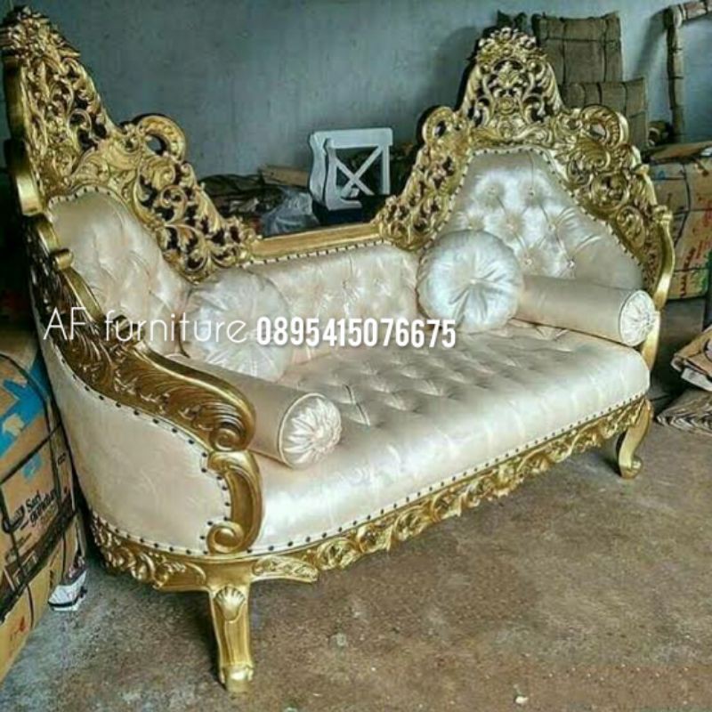 kursi sofa raja salman+bantalan / sofa raja salman.