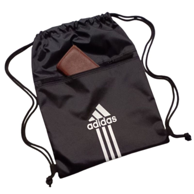 tas serut stringbag adidas Tas Serut Pria &amp; Wanita Gymsack Futsal Sepakbola