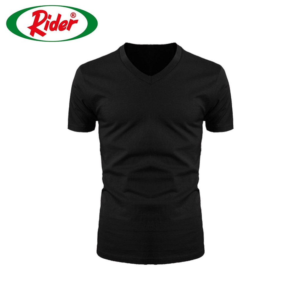 Best Kaos Dalam Rider Xtracool Tshirt Man R259BWH Hitam (1 Pcs) V-Neck