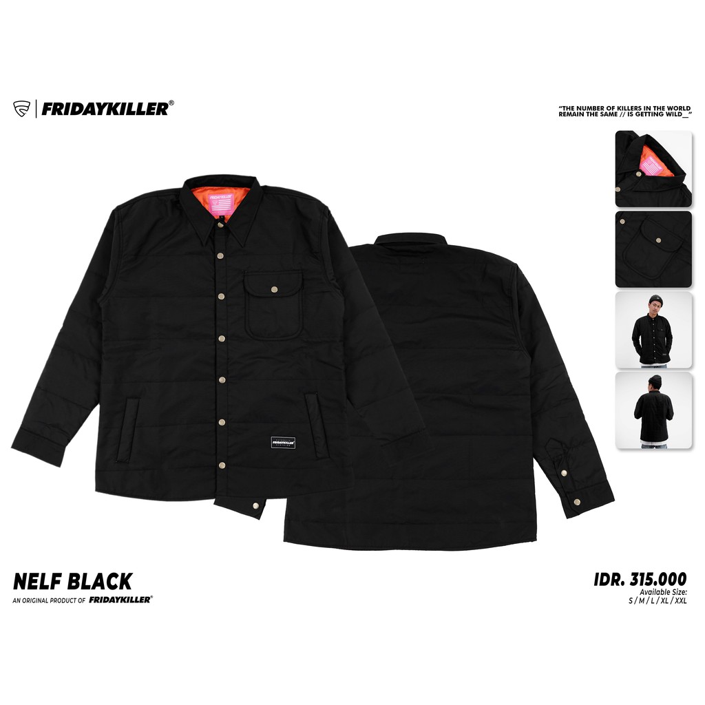 JAKET FRIDAY KILLER | NELF BLACK