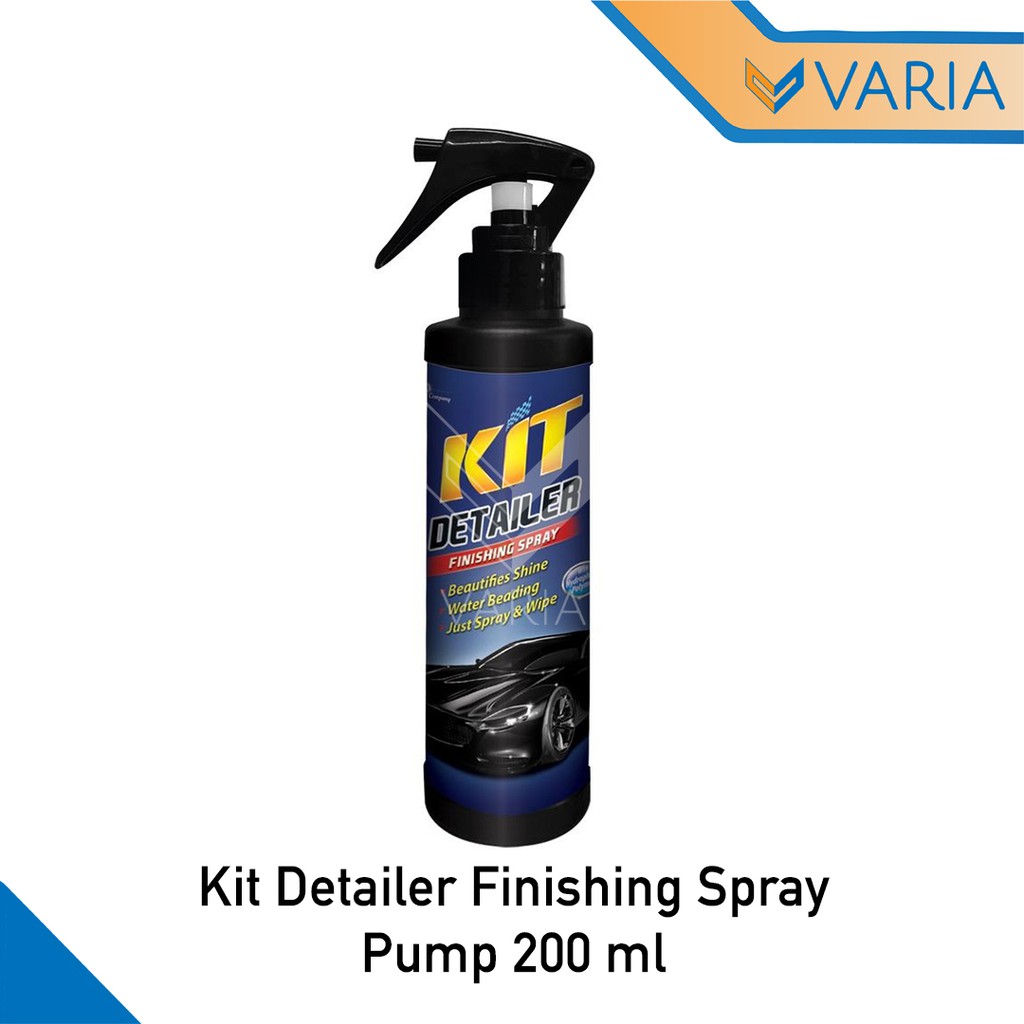 Kit Detailer Finishing Spray Pump 200 ml Pengkilap Cat Efek Daun Talas