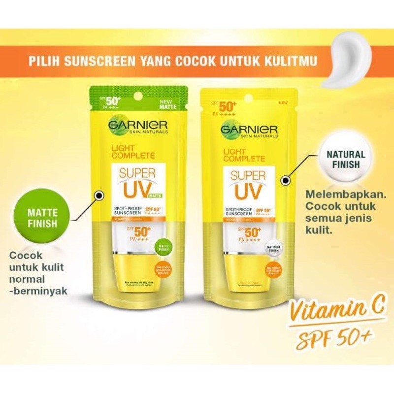 Garnier Light Complete UV SPF 50 Sunscreen 30ML