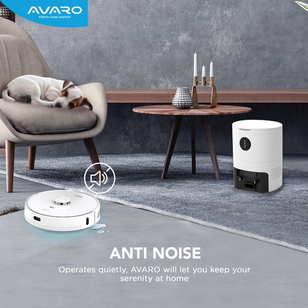 AVARO X1 Robotic Vacuum Cleaner Mapping With Auto Empty Station