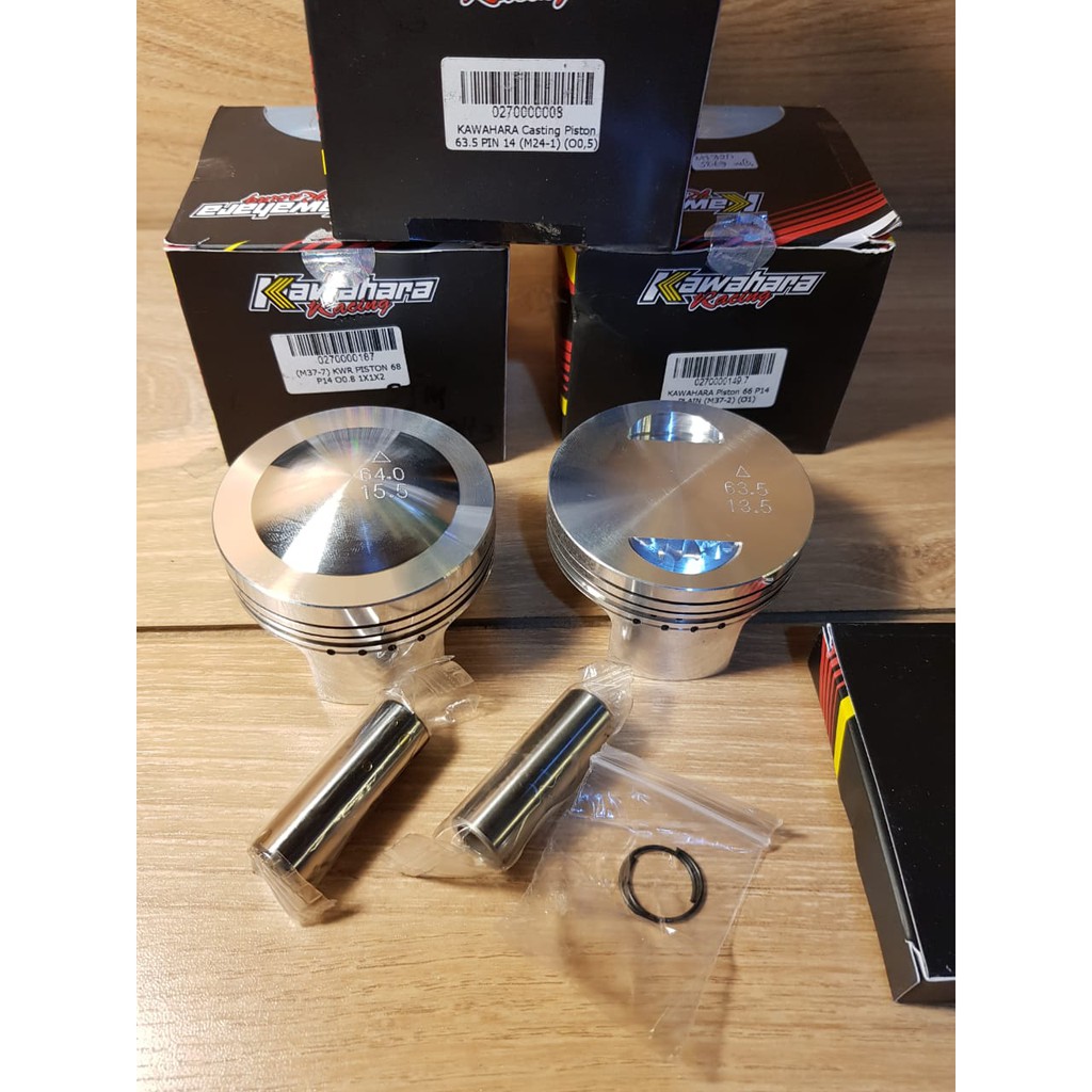 (KAWAHARA) PIN 14 PISTON SEHER KIT  58/ 60/ 62/ 63/ 63.5/ 64/ 66/ 68MM KLX150 CRF150-1