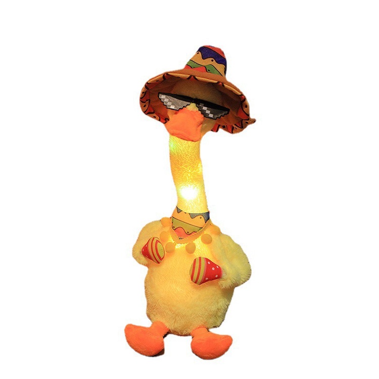 WD Mainan Boneka Kaktus LED Menari Music Dan Rekam Suara/Dancing Cactus Toy Dancing Cactus-1