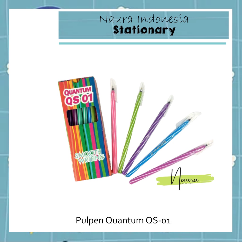 

[1 PACK] Pen Spiral Quantum QS-01 (12pcs) | Pulpen Quantum