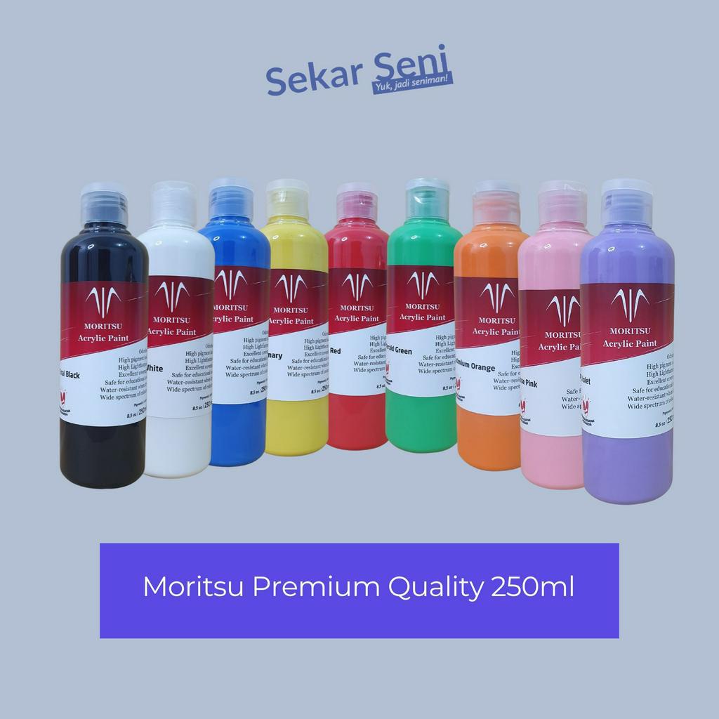 

Acrylic Paint Moritsu Cat Akrilik Premium Quality 250 ML - All Colour