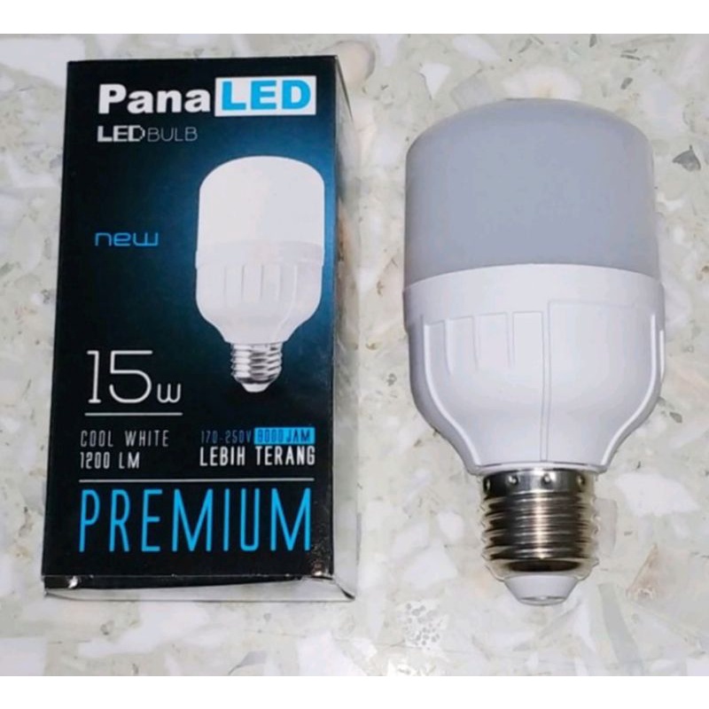 Lampu LED Capsul 15 Watt New PanaLED Premium By Produk LUBY Cahaya Putih