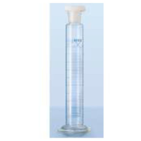 GELAS UKUR 10mL. Class A. with Plastic Stopper. MEASURING CYLINDER .DURAN