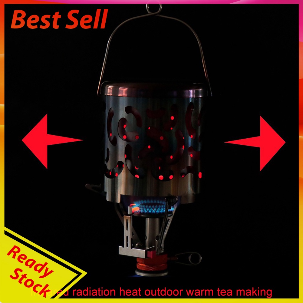 Winter Mini Heating Stove Portable Stainless Steel Camping Hiking Equipment