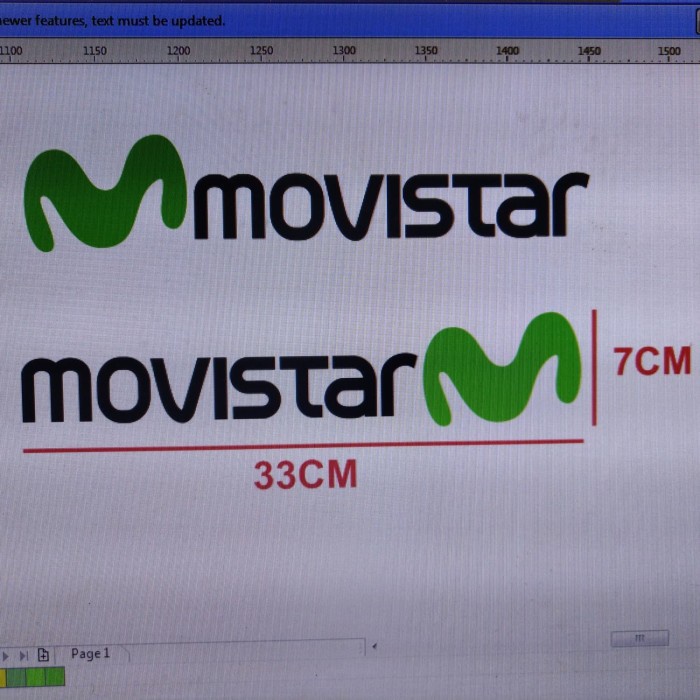

Trendi Cutting Sticker Movistar Besar 33X7Cm Sepasang Kanan Kiri Hot Sale