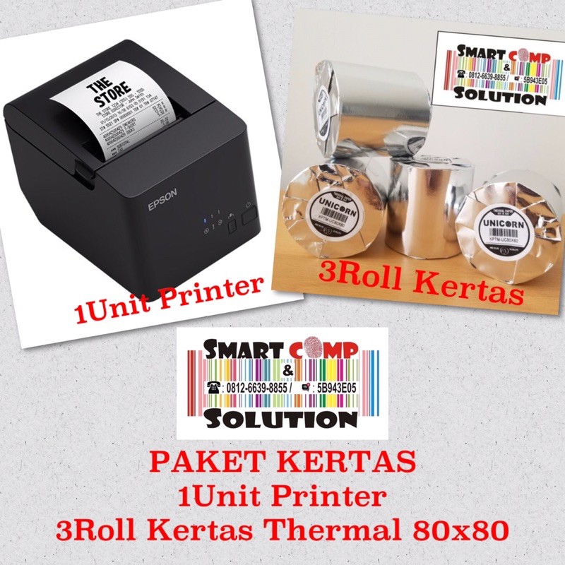 Printer Kasir Epson TMT82X Thermal USB Serial TMT82X TM-T82X