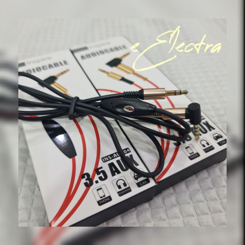 Kabel Aux Male To Male Premium Aux Plus Mic