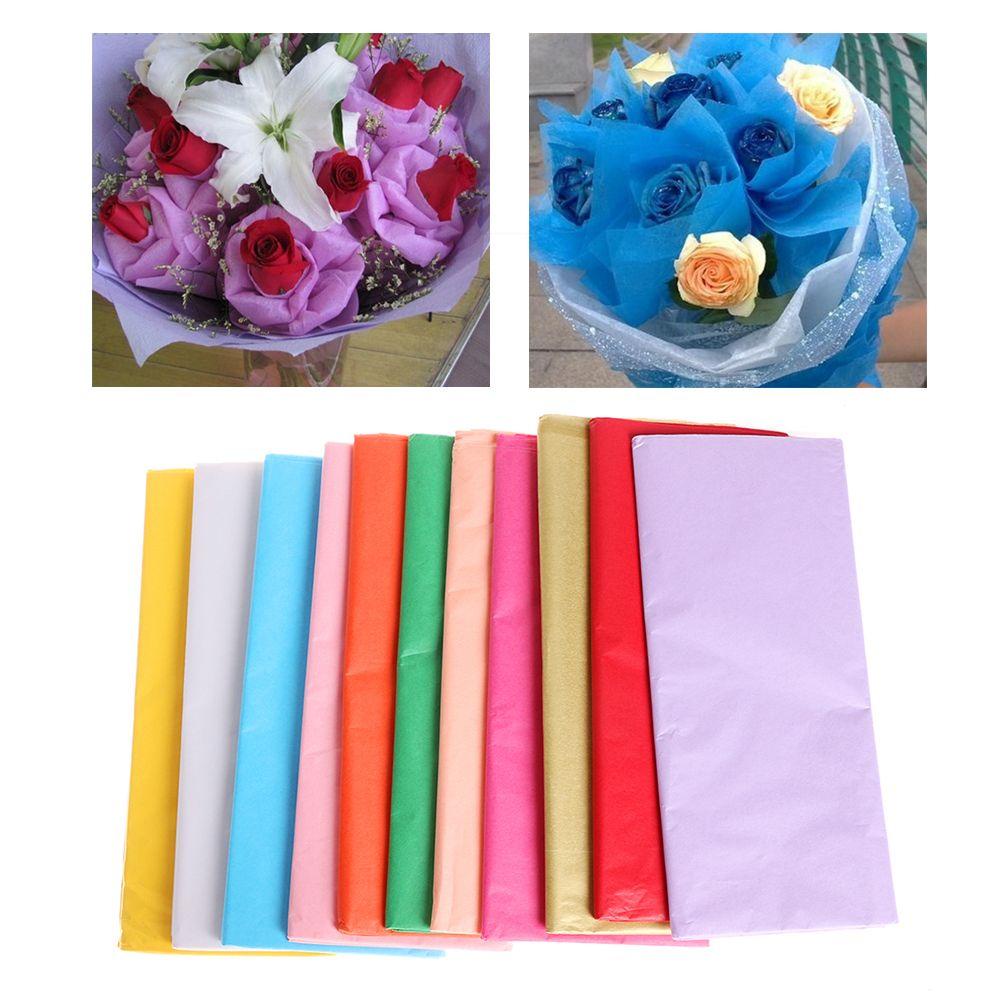 R-flower 10pcs/bag Kertas Tissue Pernikahan DIY Craft Scrapbooking