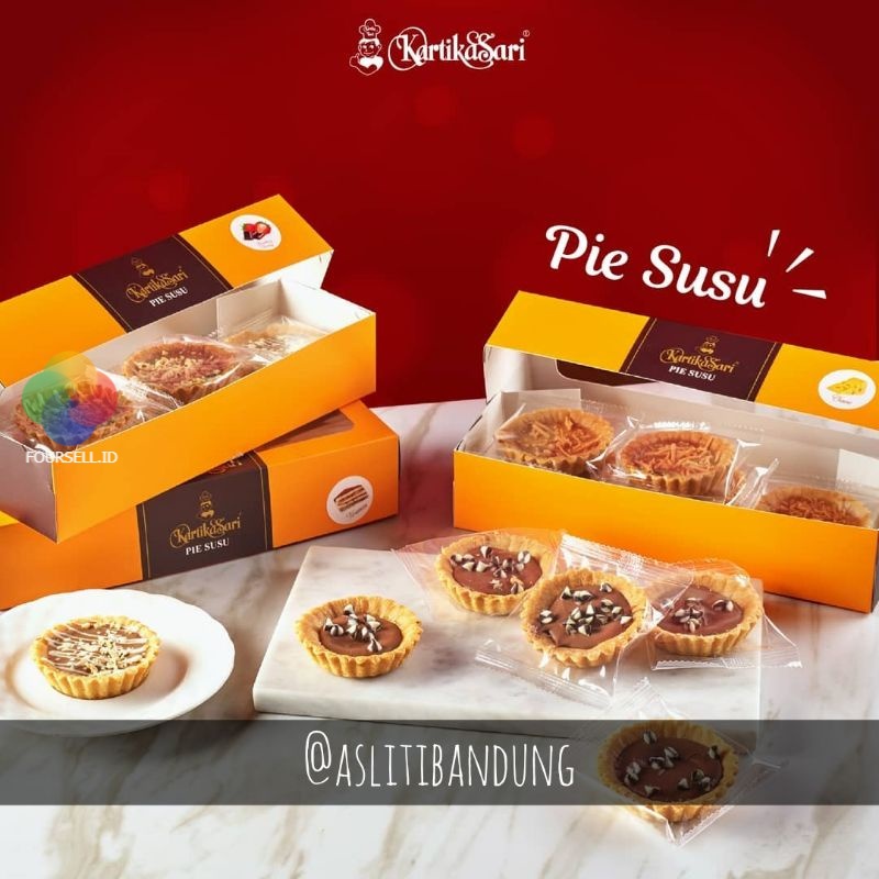 Kartika Sari - Pie Susu Khas Bali Asli Ti Bandung - Pie isi 9 Oleh Oleh Bandung Kartikasari by Aslit