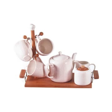 Delizioso Set Teko & Cangkir Teh Lex 8 Pcs