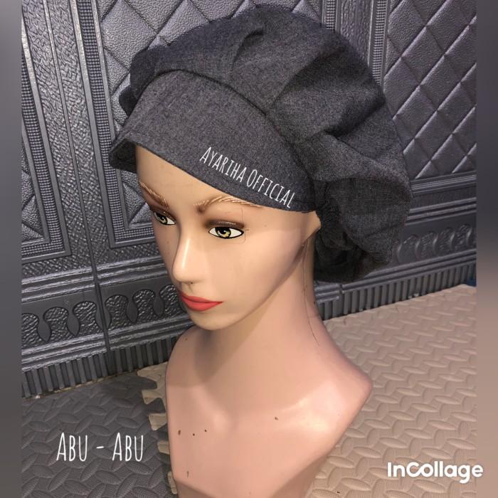Mob Cap / Hair Net Kain / Penutup Kepala Kain